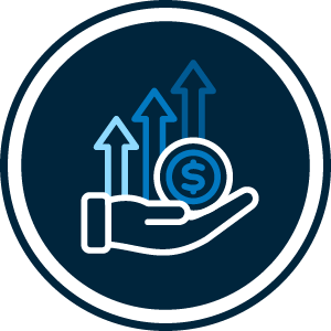 Icon representing inflation