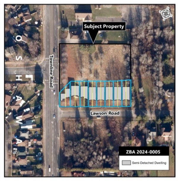 361 Townline Road site plan map