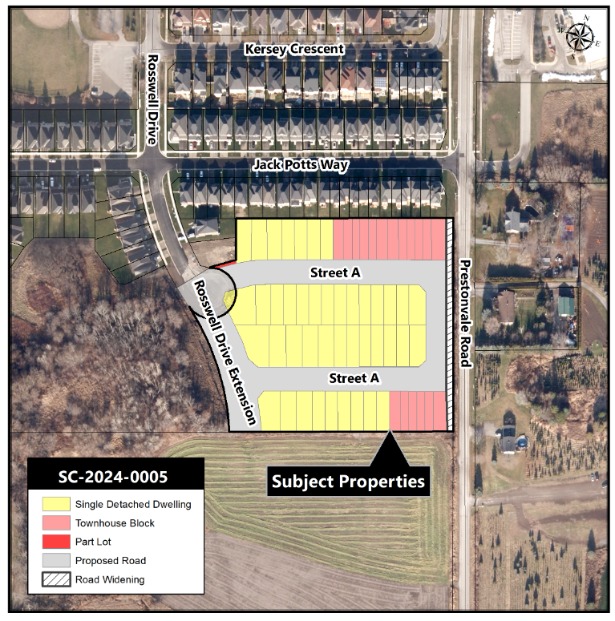 1430 and 1500 Prestonvale site plan map