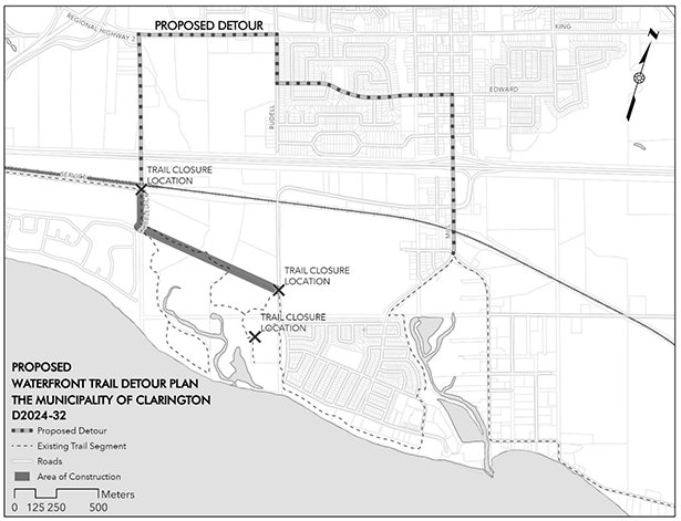 Cycling Detour Map