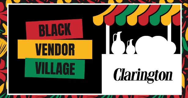 Black Vendor Village banner