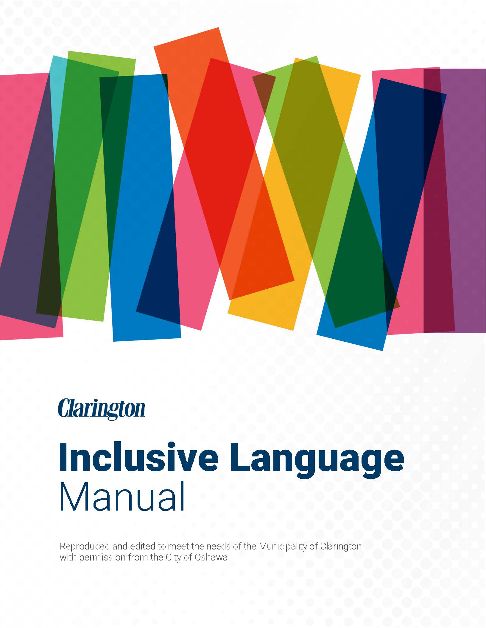 Inclusive Language Manual Cover